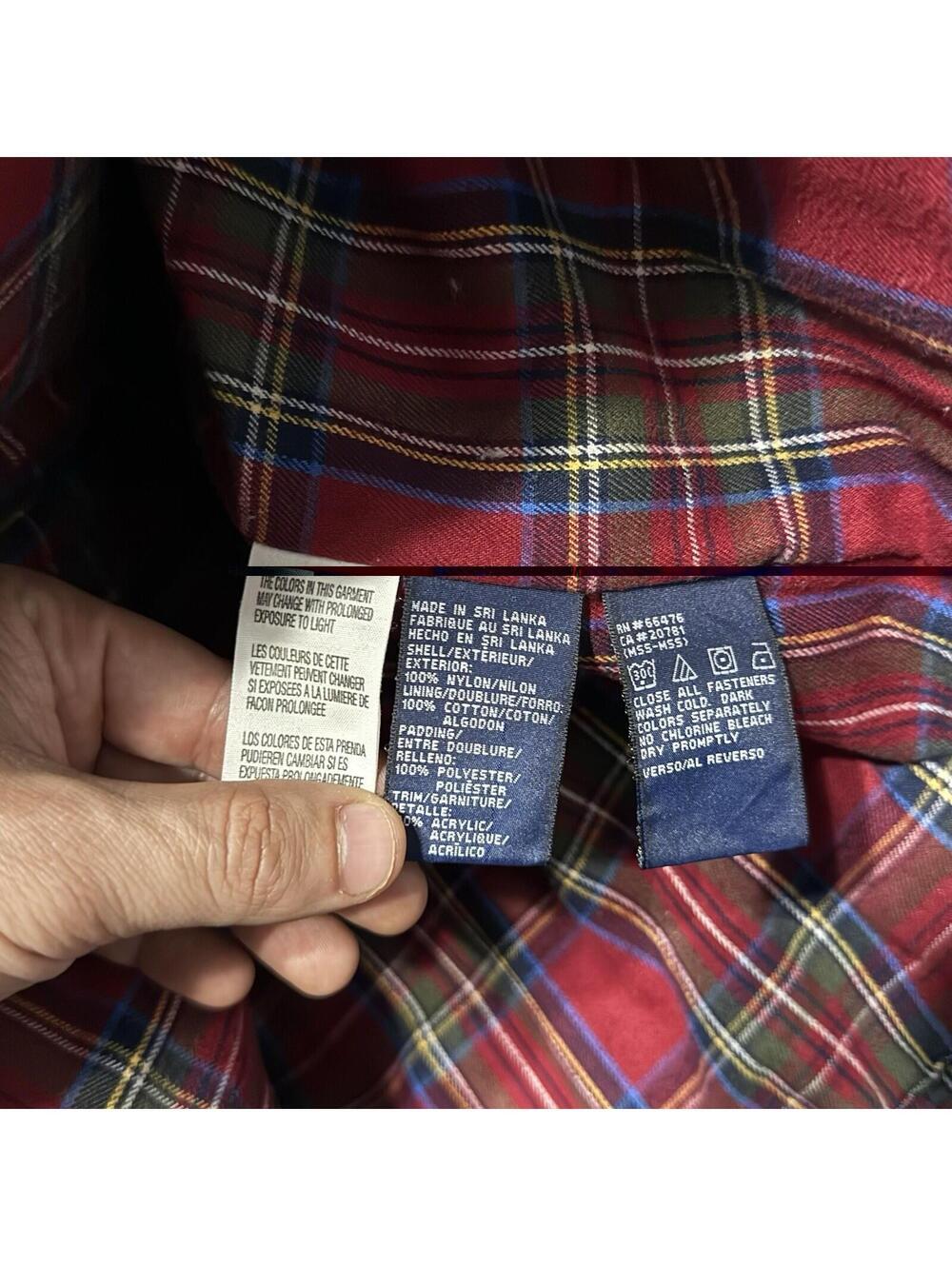 Vintage Rare Tommy Jeans Hilfiger Vest Blue Quilted Full Zip Women’s Medium - Picture 5 of 10